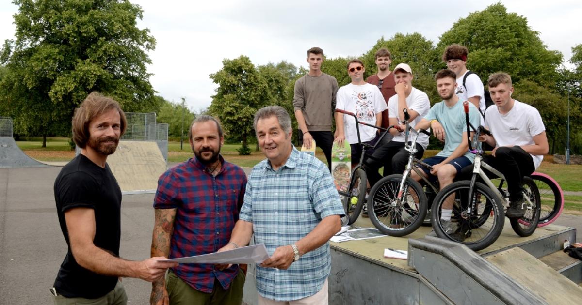 Wheels in motion for new Leek skate park Staffordshire Moorlands