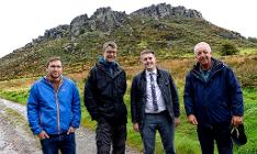 Cllr Porter meets Staffordshire Wildlife Trust at the Roaches