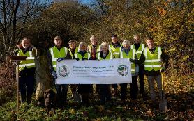 Councillor Joe Porter (far right) with some of the Friends volunteers Councillor Joe Porter (far right) with some of the Friends volunteers