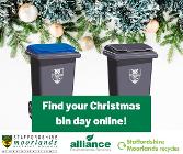 Christmas bin collections 2021