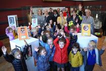 Children from St Mary's Catholic Academy at the Nicholson Museum and Art Gallery