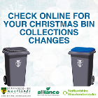 Christmas bin collections 2023 graphic